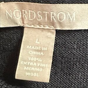 Nordstrom Charcoal Merino Wool Knitwear